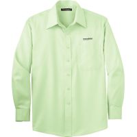 20-S638, Small, Green Mist, Left Chest, Waukegan Roofing.